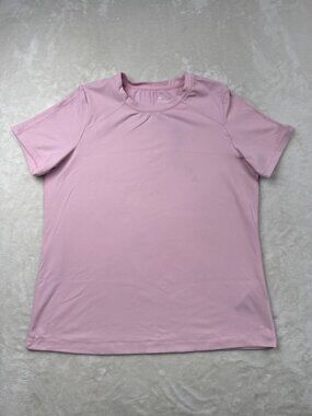 Mondetta Womens Pink Short-Sleeve Athletic Shirt Size M